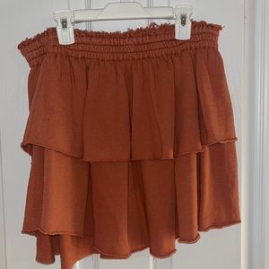 Aerie skirt - burnt orange